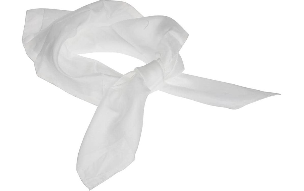 Creativ Company Foulard en soie 90 x 90 cm, 1 Pièce/s, Blanc