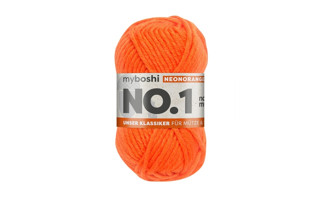 myBoshi Laine Nr.1 orange fluo 50 g, 55 m