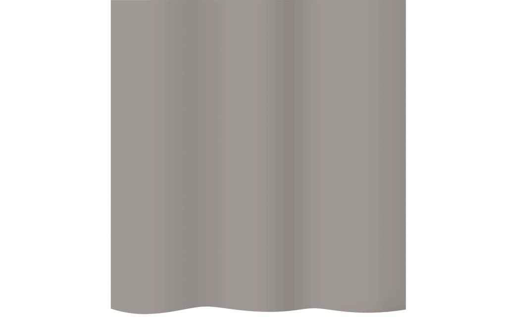 diaqua® Rideau de douche Basic 240 x 180 cm, Gris