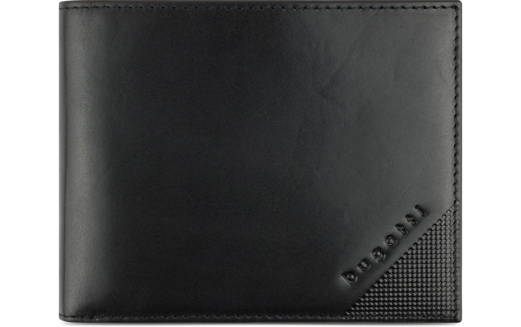 Bugatti Portefeuille Nobile 12 cm, noir