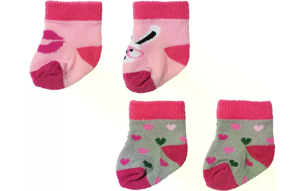 Baby Born Vêtements pour poupées Chaussettes 2 pièces assorties