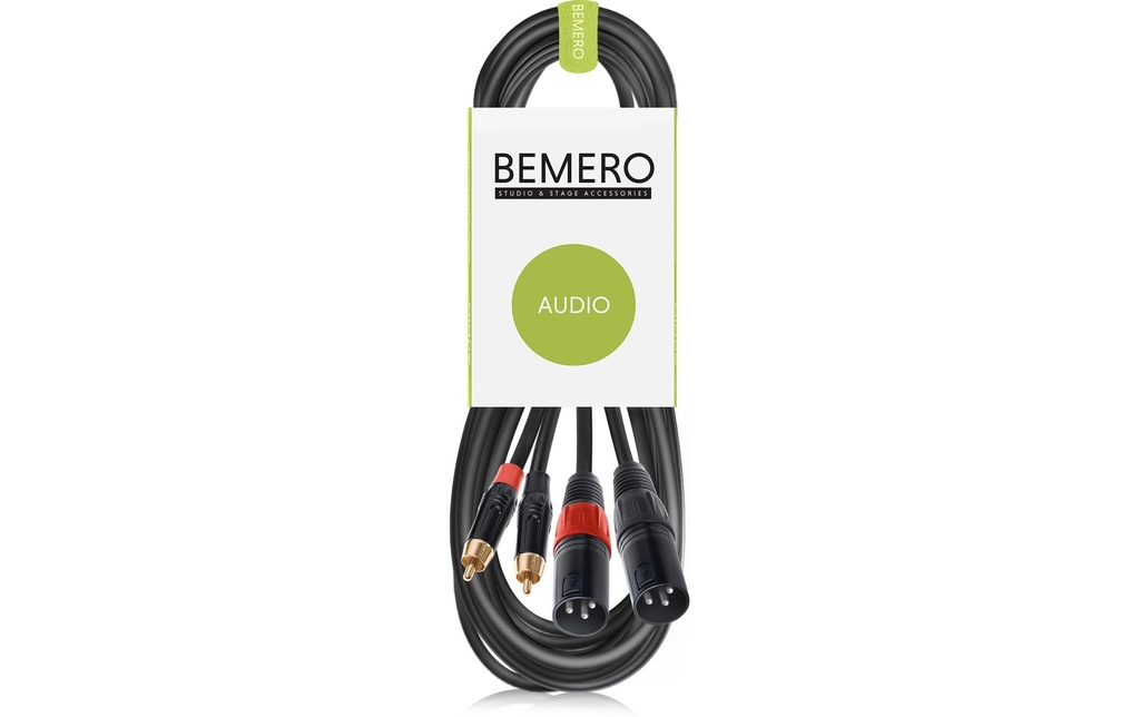 Bemero Câble de connexion audio BAC2545-300BK Noir