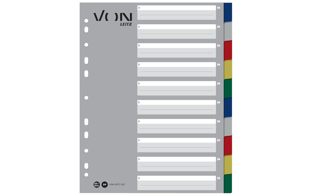 VON Registre En blanc, A4, 1-10