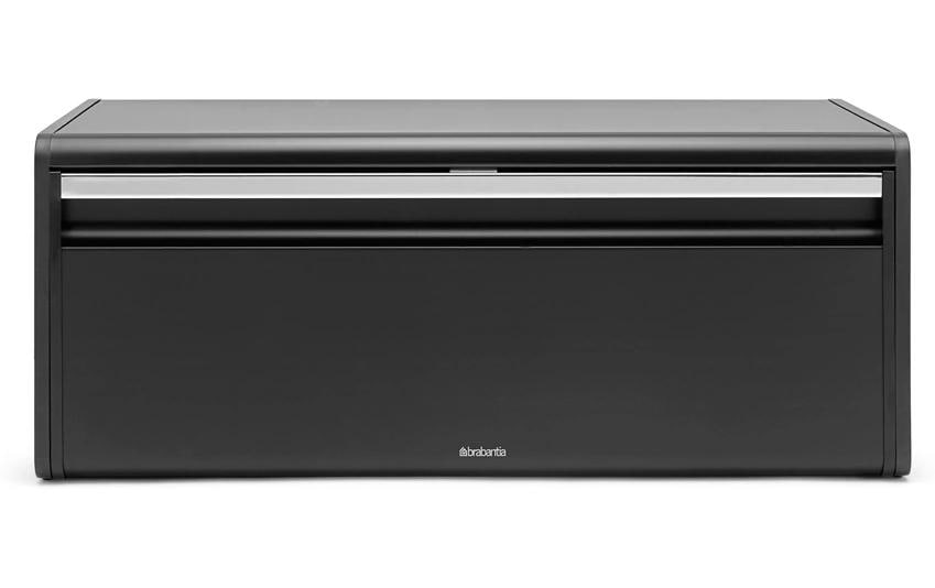 Brabantia Boîte à pain pliante Noir mat