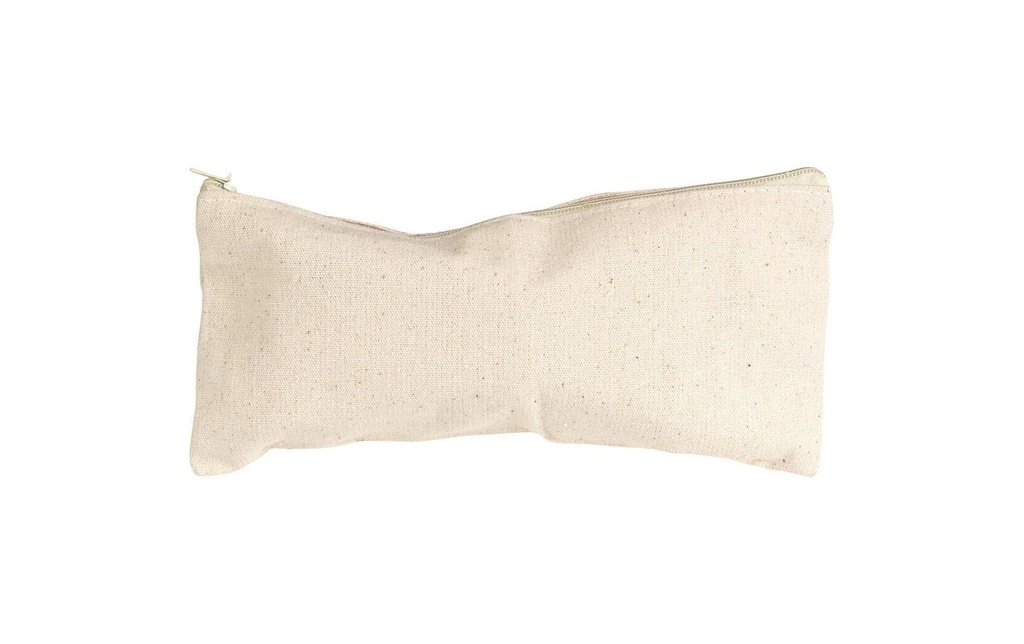 Creativ Company Trousse à crayons en coton 21 x 9 cm Coton, Beige
