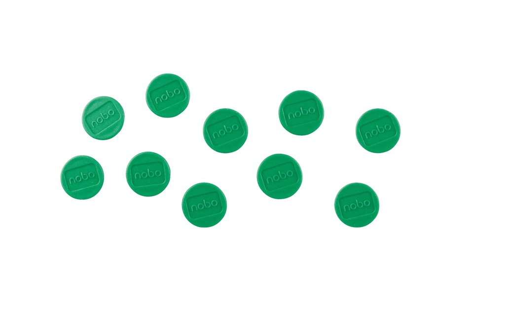 Nobo Aimant Ø 2,4 cm 10 Pièce/s, Vert