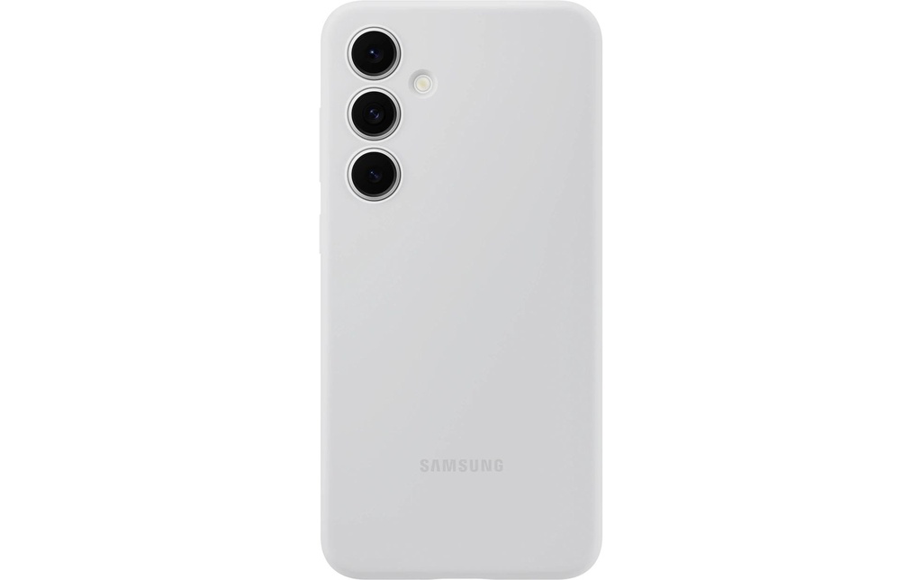 Samsung Coque arrière Silicone Case Galaxy S24 FE Gris