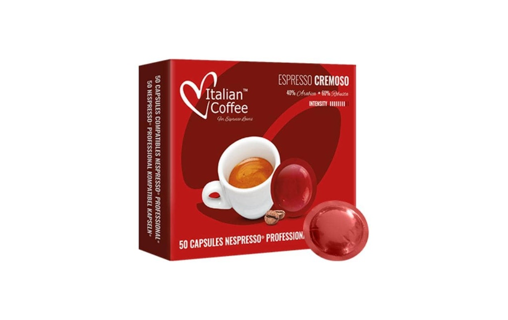 Italian Coffee Professional Pads Cremoso 50 pièce