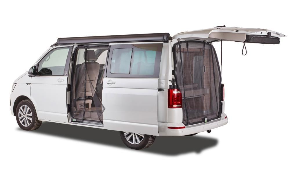 Van Quito Moustiquaire de porte coulissante, aimant RV, gauche, fine-mesh VW
