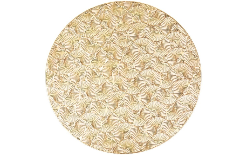 Tiseco Set de table Capelinni 38 cm x 38 cm, Doré