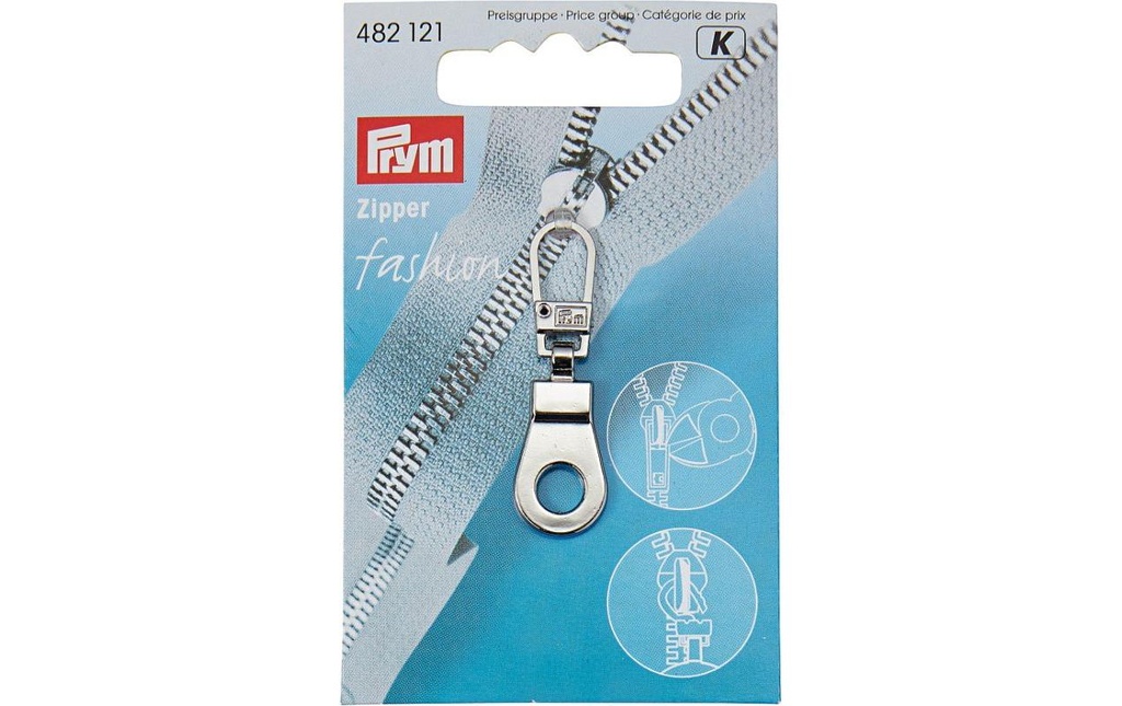 Prym Fermeture éclair Argent, 41.5 mm x 12 mm