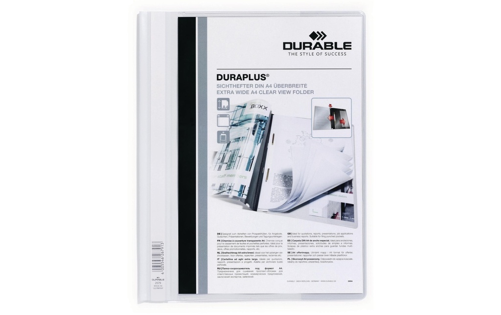 DURABLE Dossiers Duraplus blanc