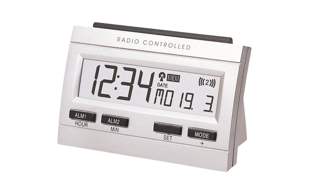 Technoline Réveil radio-piloté WT87 Argent