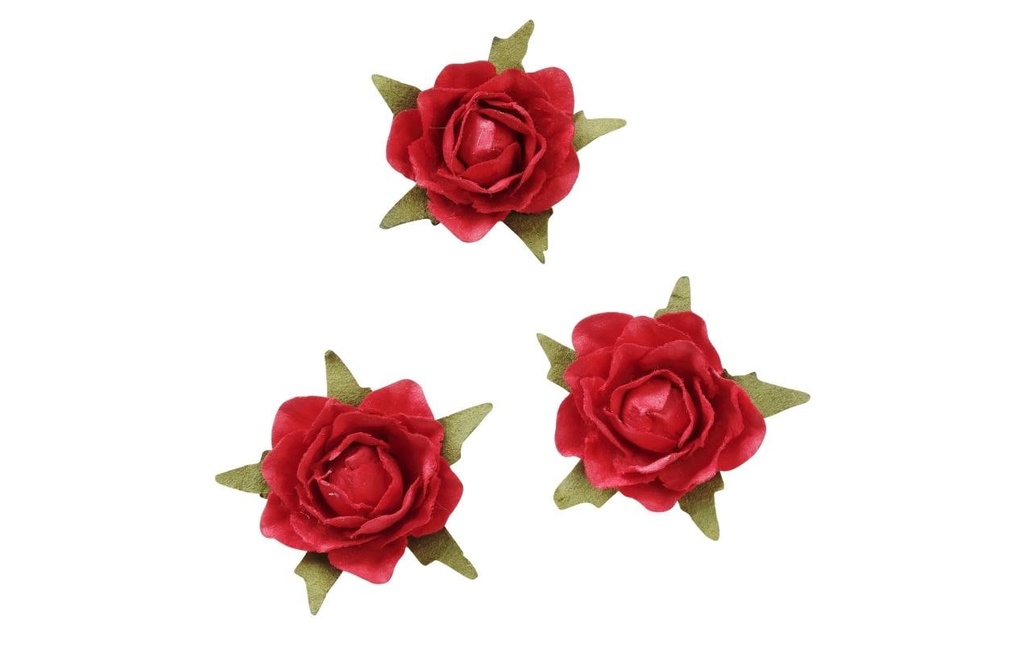 HobbyFun Décoration à éparpiller Roses 20 pièces, rouge
