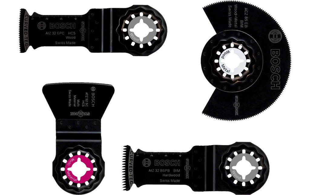 Bosch Professional Jeux d’accessoires Revêtements de sol, 4 pièces