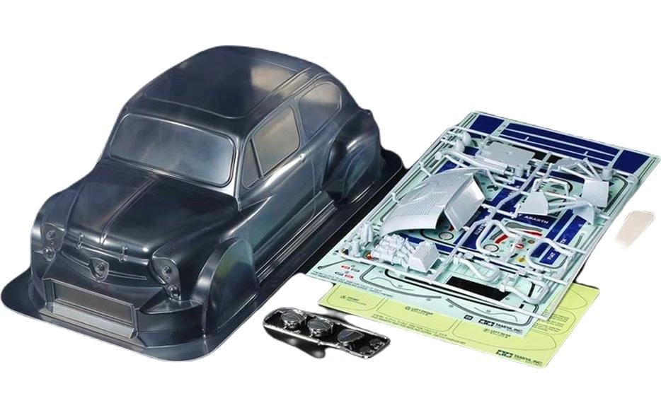 Tamiya Carrosserie Fiat Abarth 1000 TCR 1:10, non peint