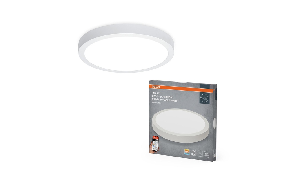 OSRAM Plafonnier SMART+ Matter Surface Downlight 40 cm, TW