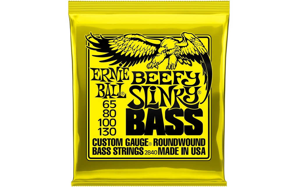 Ernie Ball Cordes de basse 2840 Slinky Bass – Beefy 65-130