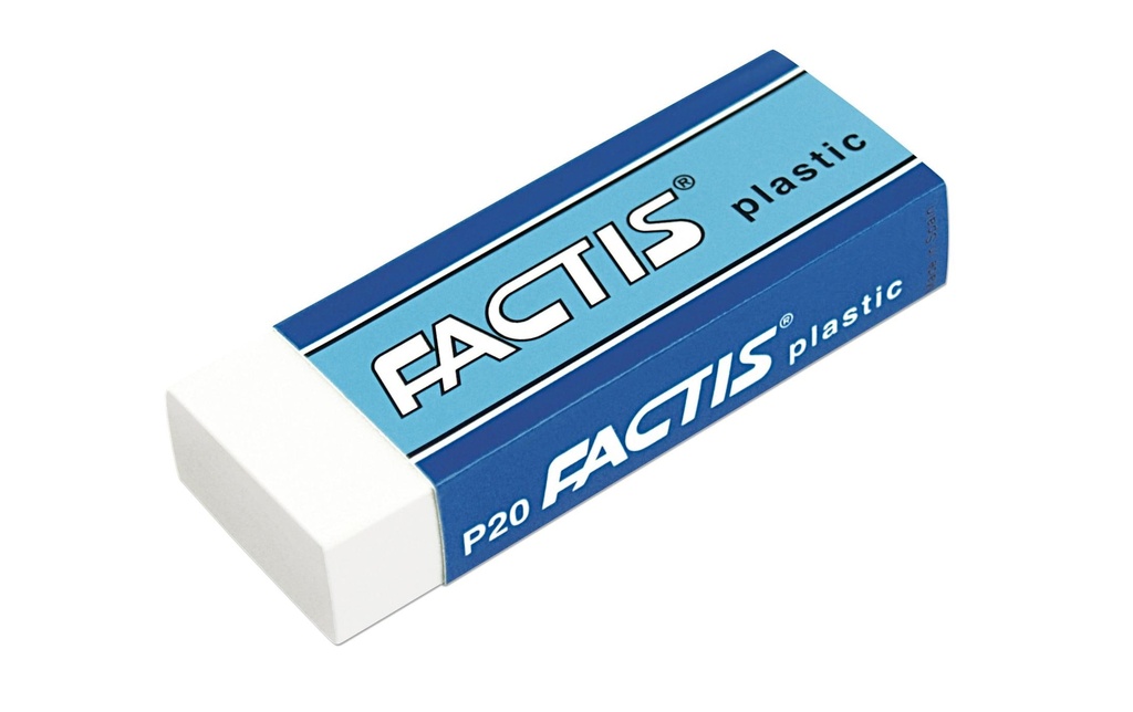 Factis Gomme P20 Blanc