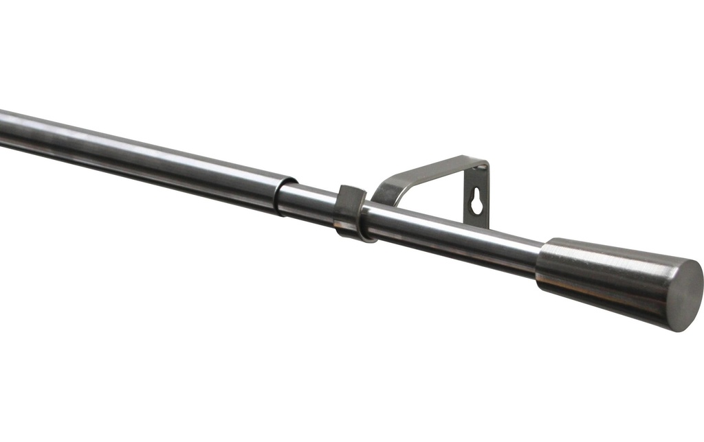 Gardinia Rail pour rideaux Set Kos Cone 1 canon 19/16 mm 120-210 cm