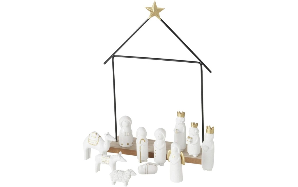 Boltze Crèche  Natos 22 x 6 x 32 cm
