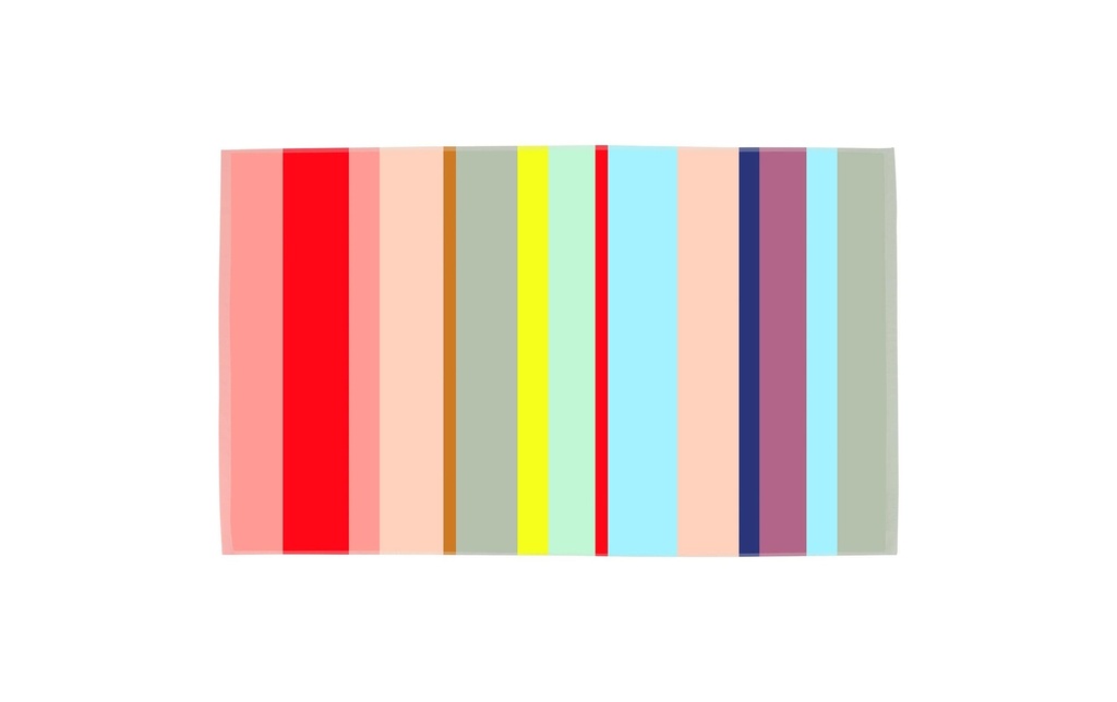 Remember Tapis de bain Nizza 50 x 80 cm, Multicolore