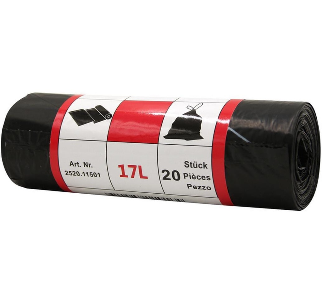 Weita Sac à ordures ménagères Venardo 17 l, 20 Pièce/s