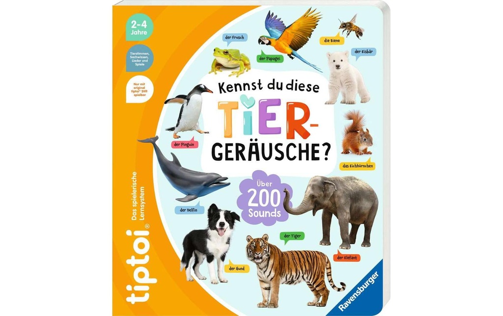 tiptoi Livre éducatif Kennst du diese Tiergeräusche?