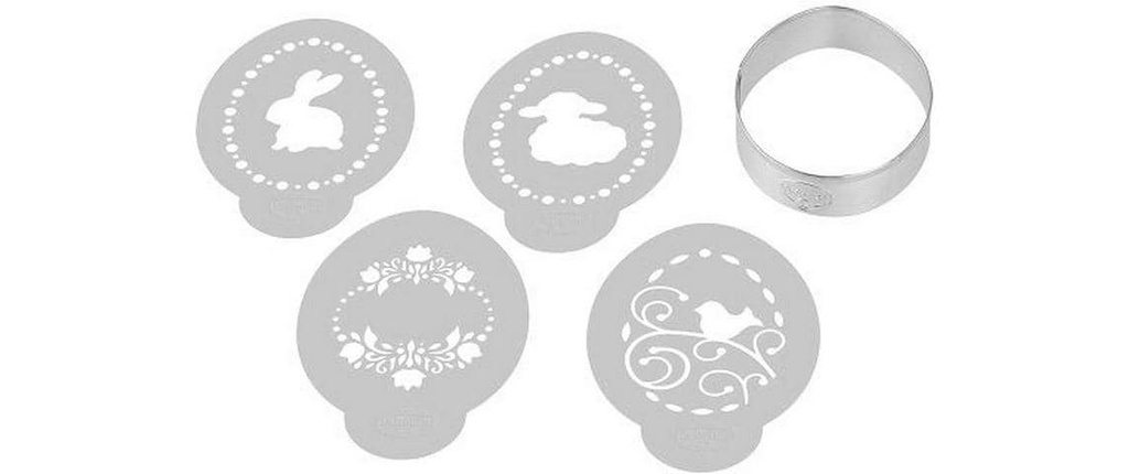 Dr.Oetker Emporte-pièce Oeuf de Pâques Lot de 5