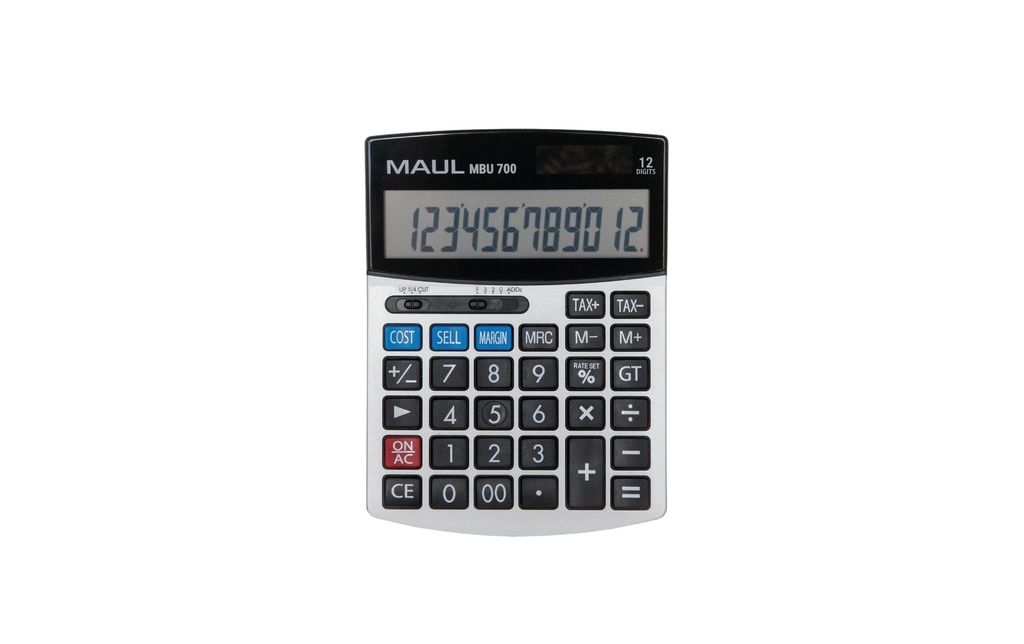 Maul Calculatrice de bureau MBU 700 12 chiffres, noir