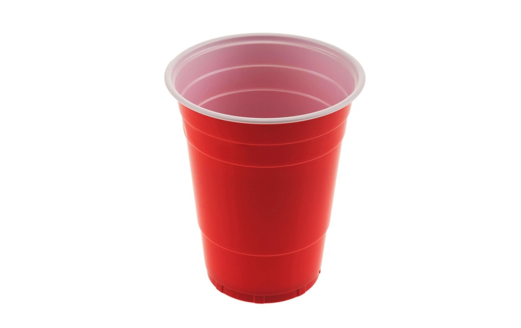 FTM Gobelets jetables Beer Pong , 50 Pièce/s, Rouge