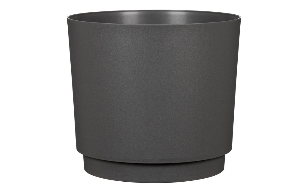 scheurich Pot de fleur Plano Nero, 21 cm