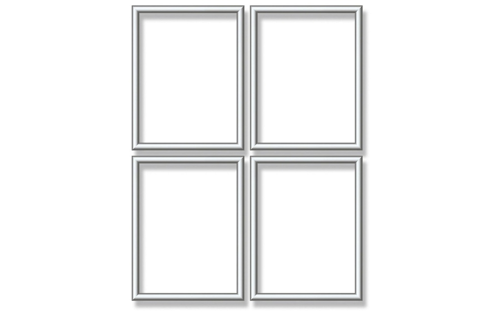 Schipper Accessoires Cadre alu Quattro argent 18 x 24 cm