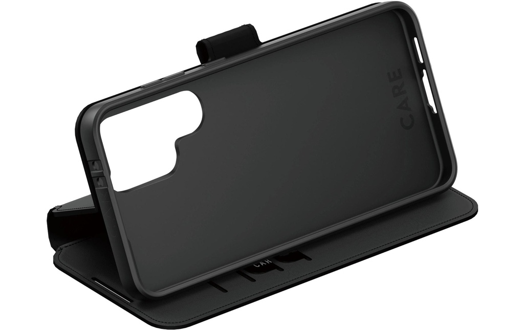 CARE Coque arrière Wallet Case Kickstand Galaxy S25 Ultra Noir