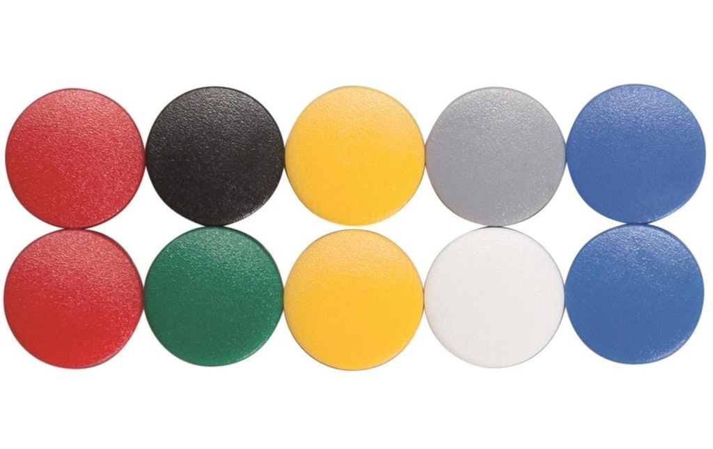 MAUL Aimants Ø15mm assortis (10 pces)
