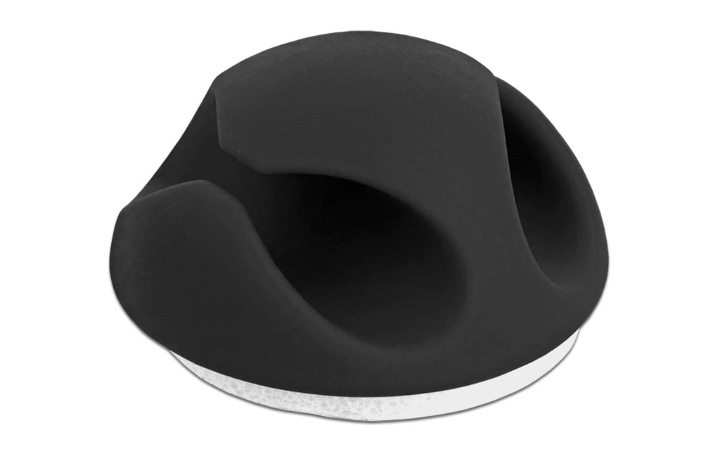 Delock Porte-câble 20mm, pour 2 câbles, auto-adhésif 10 Pièce/s