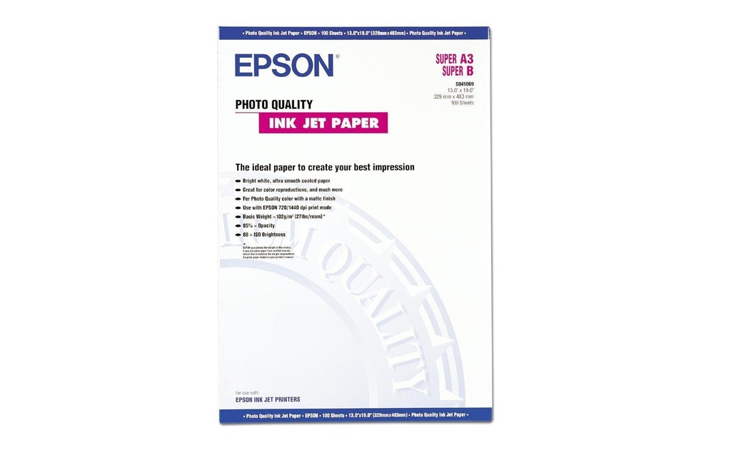 Epson Papier pour imprimante A3 Blanc 100 Pièce/s