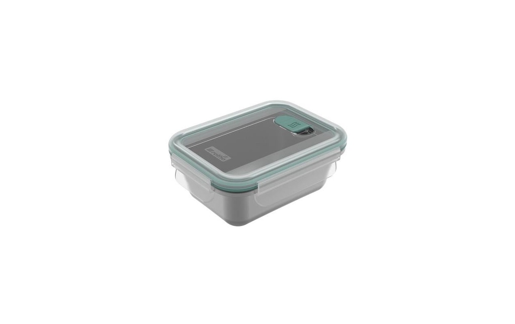 Rotho Boîte en acier inoxydable avec couvercle NALA 0.5 l, Argenté