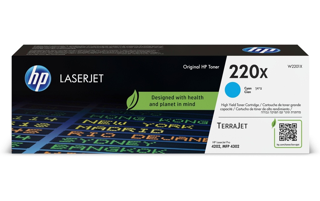 HP Toner N° 220X (W2201X) Cyan