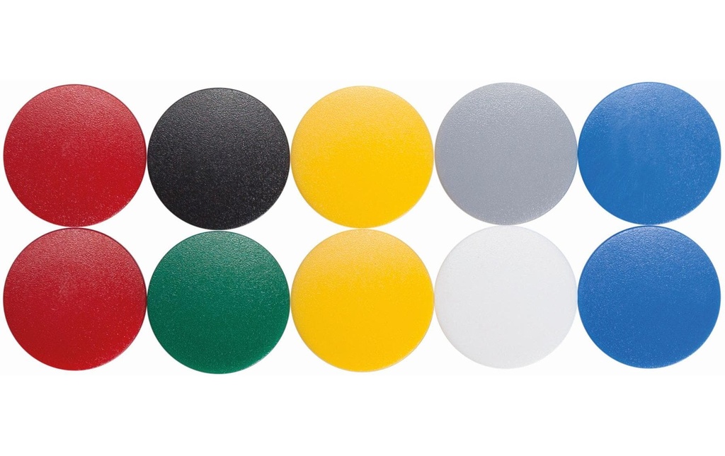 MAUL Aimants Ø24mm assortis (10 pces)