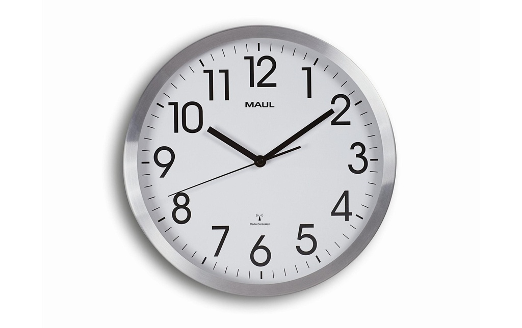 MAUL Horloge mur.MAULmove 30RC alu