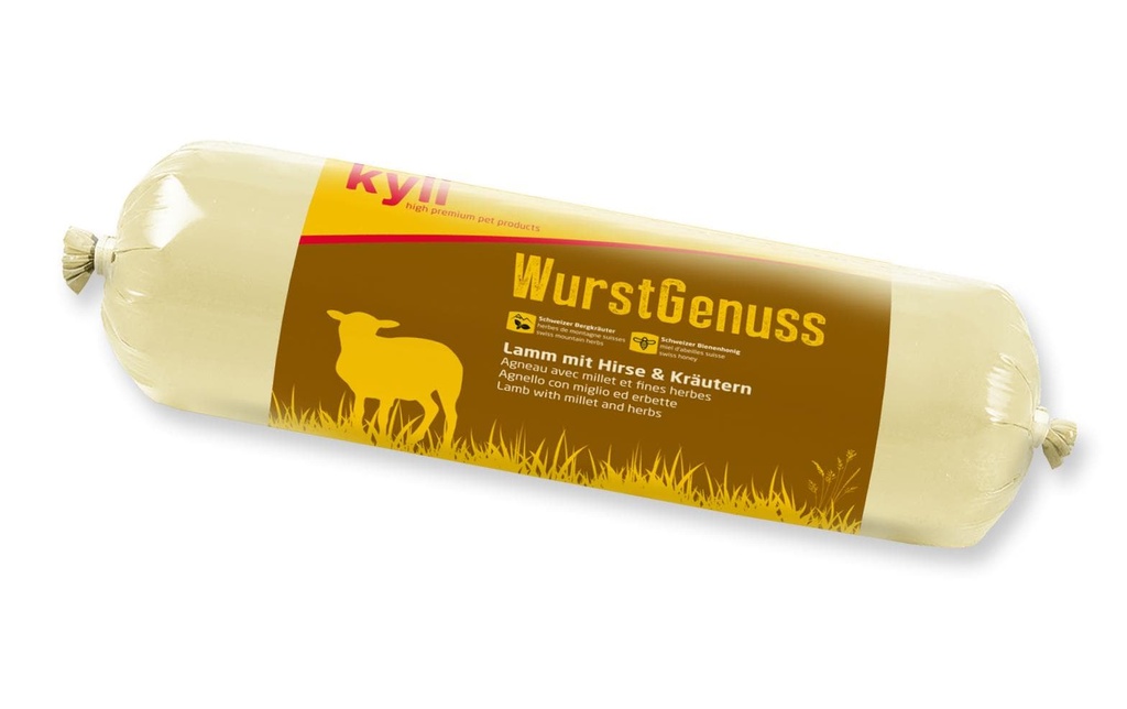 kyli Alimentation humide WurstGenuss agneau, 800 g