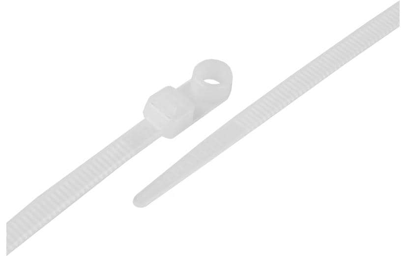 STEFFEN Serre-câble avec trou de vis 100 pcs 171.5 mm x 3.7 mm