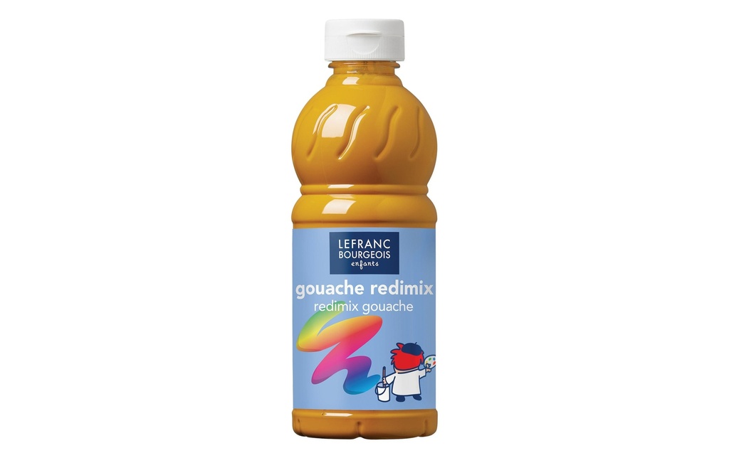 LEFRANC Peintures tempera Redimix 500 ml, Ocre