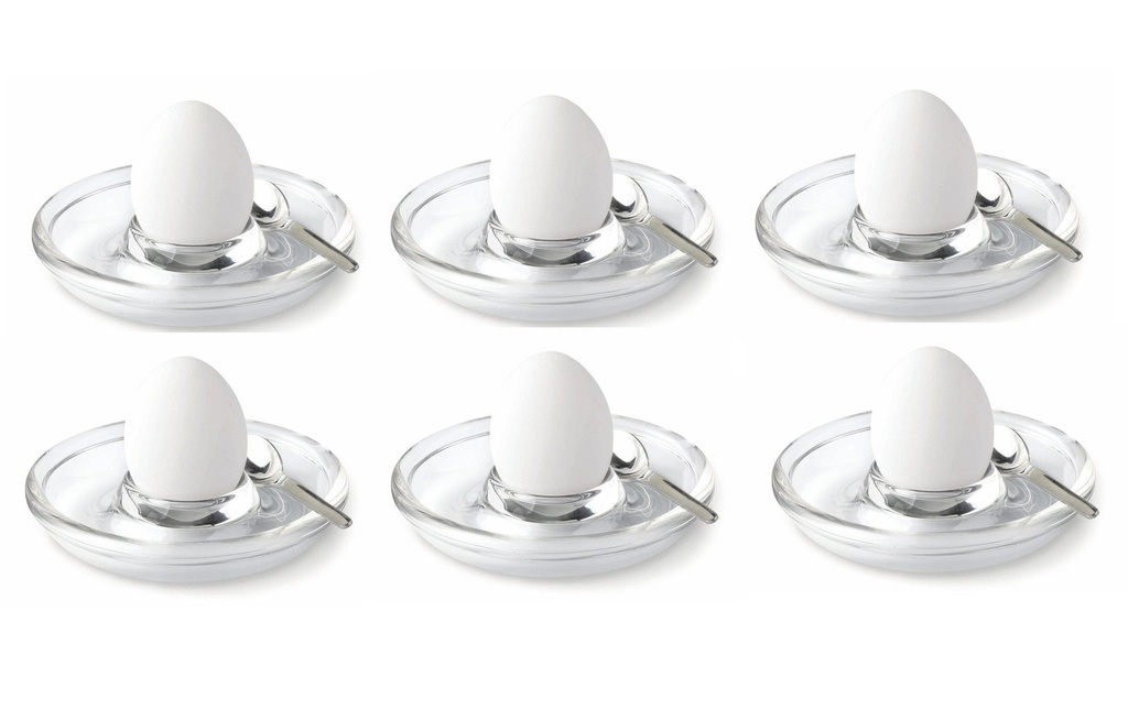 Leonardo Coquetier Ciao 6 pièces, Transparent