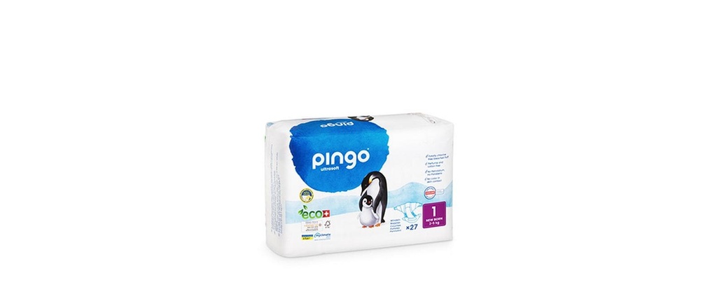 Pingo Couches écologiques Taille 1,  New Born