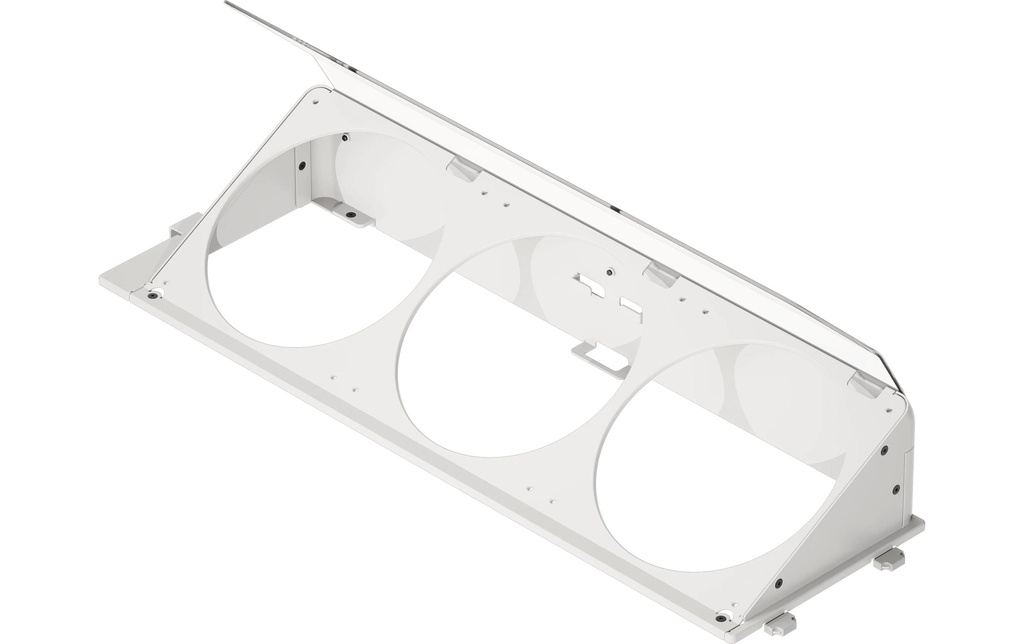 HAVN HS 420 Angled Bottom Fan Bracket (support de ventilateur en bas) Blanc