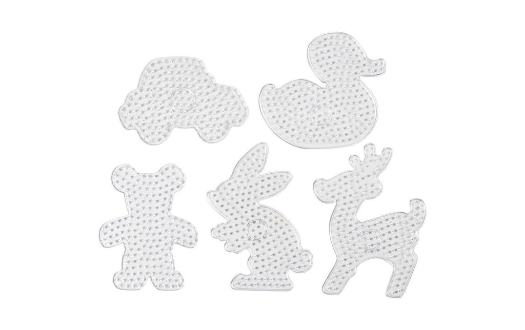 Creativ Company Plaques pour perles à repasser Jumbo Transparent
