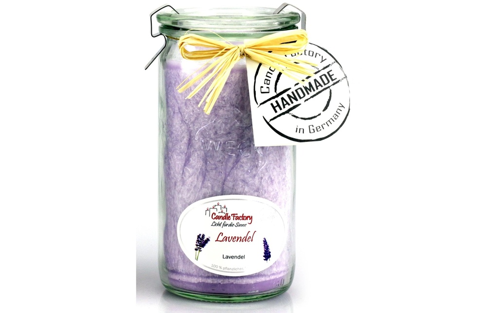 Candle Factory Bougie parfumée Lavande Mini Jumbo