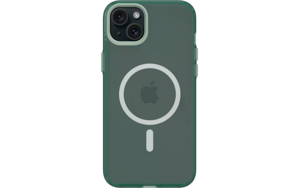 Rhinoshield Coque arrière JellyTint MagSafe iPhone 15 Plus Moody Green